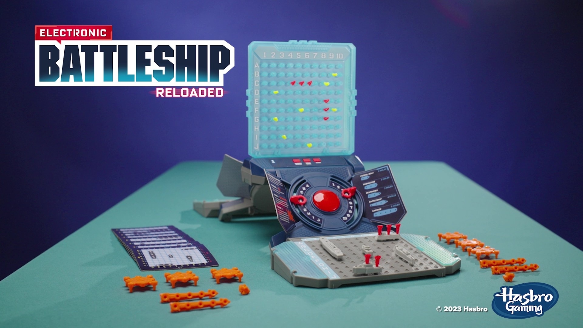 Amazon Hasbro Gaming Electronic Battleship Reloaded Board Game Naval Combat Strategy Game With Sounds Lights Special Attacks Ages 8 And Up 1 2 Players Toys Games
