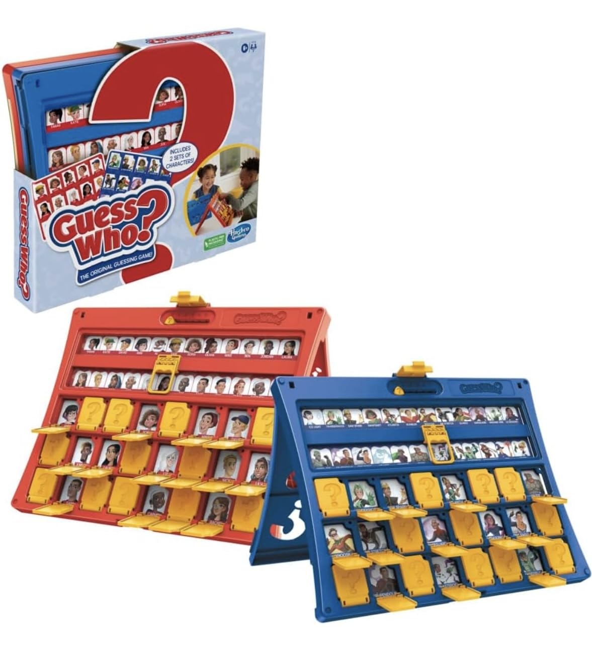 Amazon Hasbro Gaming Guess Who s That I Original Guess Board Game For Children Family Games For 2 Players Gifts For Children From 6 Years Toys Games