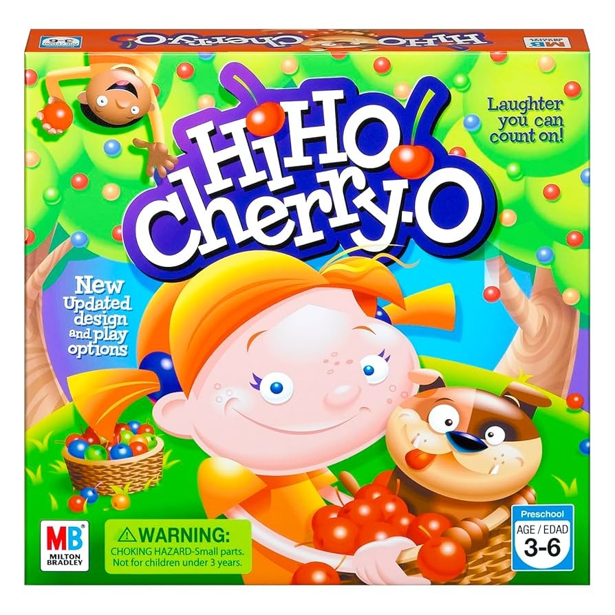 Amazon Hasbro Gaming Hi Ho Cherry O Board Game For 2 To 4 Players Kids Ages 3 And Up Amazon Exclusive Toys Games