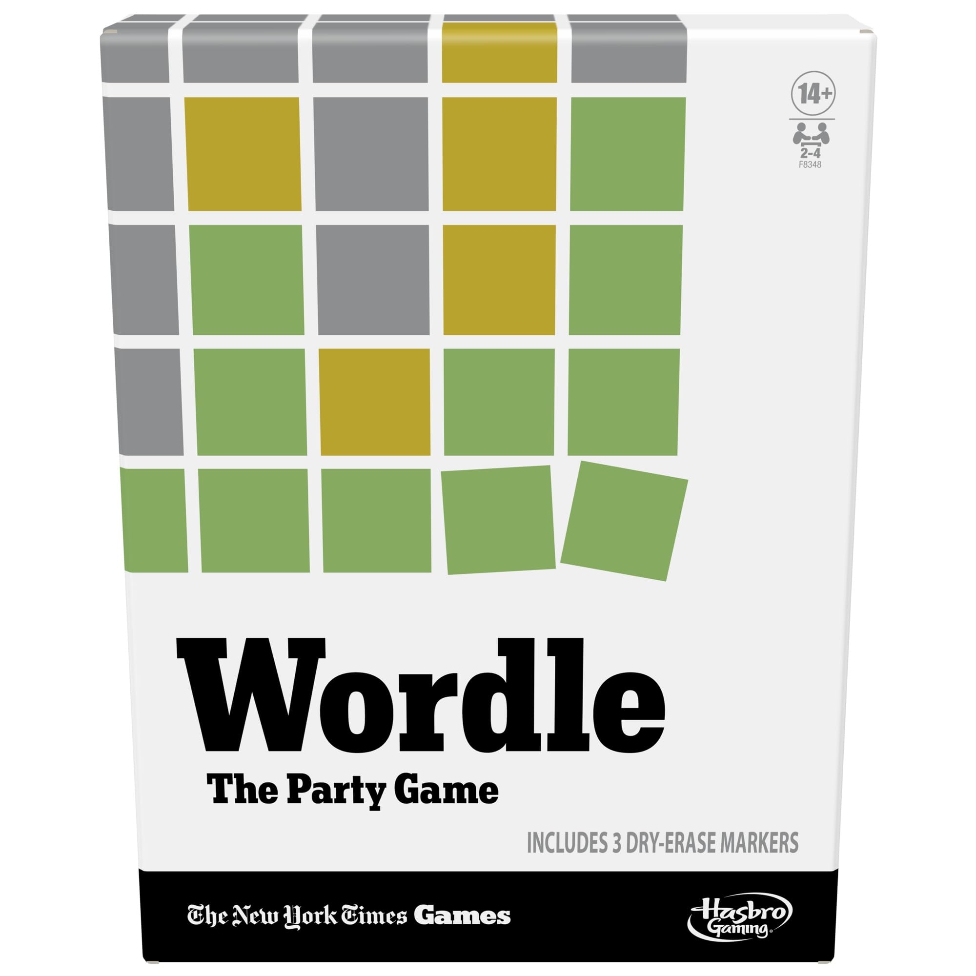 Amazon Hasbro Gaming Wordle The Party Game For 2 4 Players Official Wordle Board Game Inspired By New York Times Games For Ages 14 Word Games Toys Games