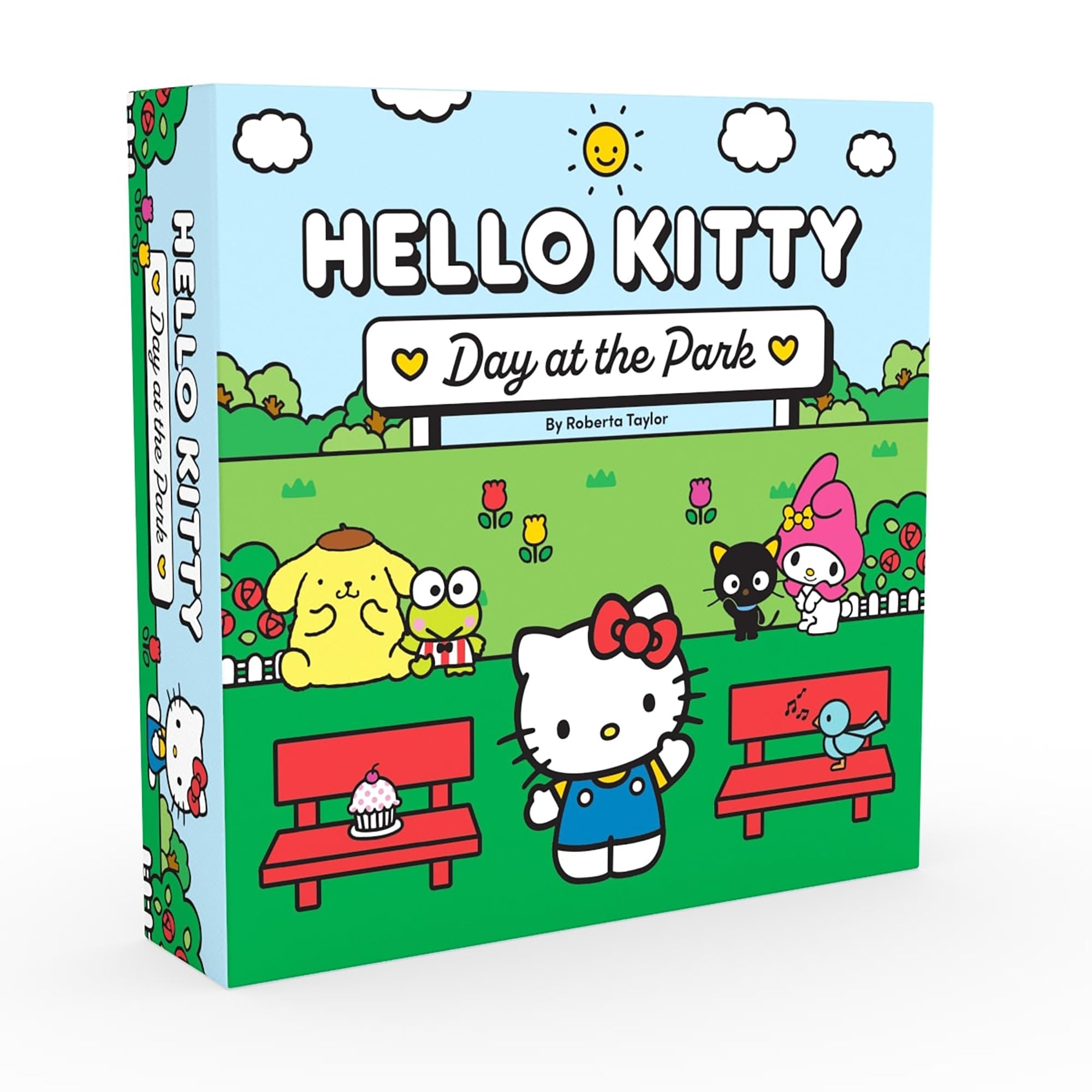 Amazon Hello Kitty Day At The Park Tile Laying Family Board Game Play As Hello Kitty Characters Officially Licensed Ages 8 2 4 Players