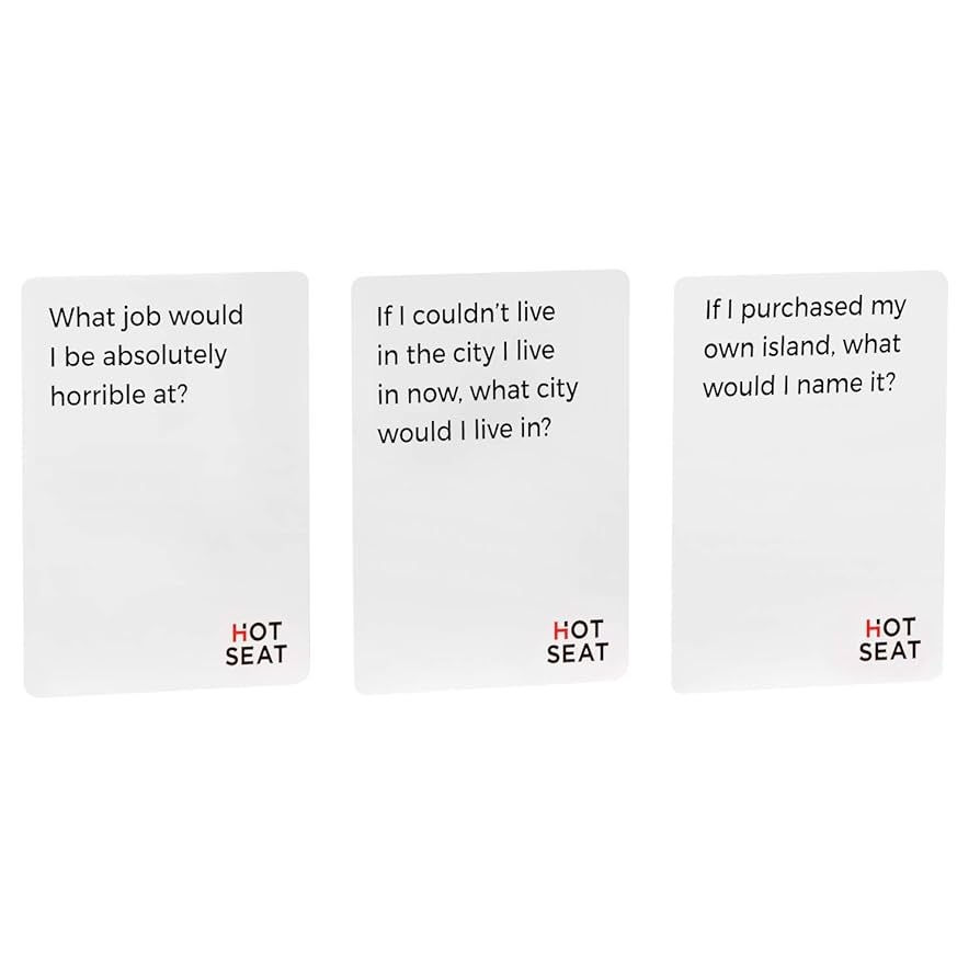 Amazon HOT SEAT Party Game Expansion Set The Family Card Game That s All About You For Kids Tweens Teens College Students Adults Perfect For Fun Parties And Board