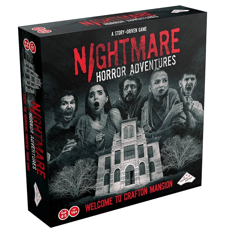 Amazon Identity Games www identity Games Nightmare Horror Adventures Murder Mystery Board Game For Adults And Teens English Version Toys Games