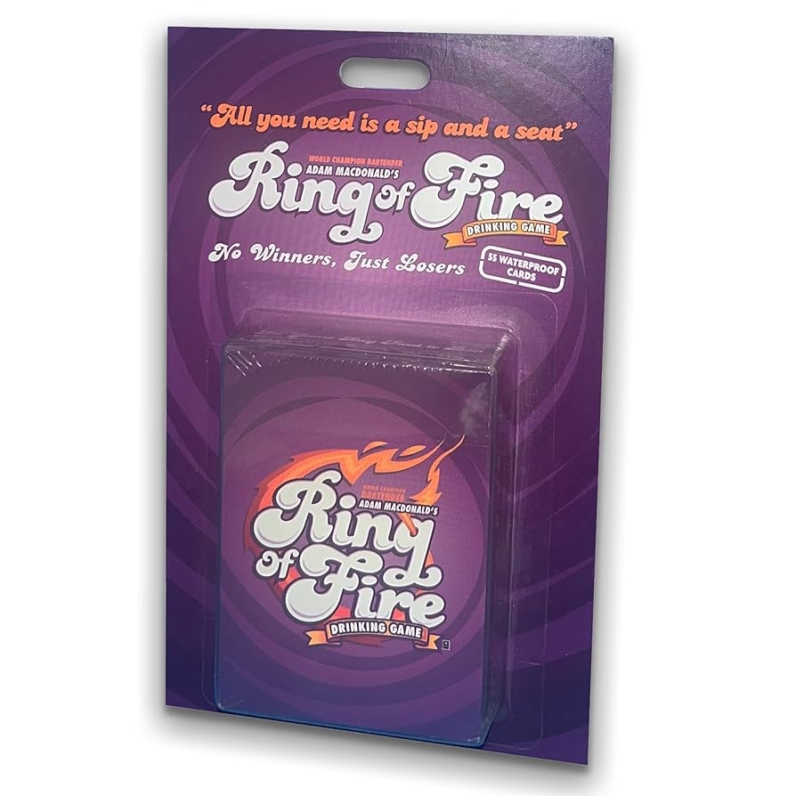 Amazon INI Ring Of Fire Card Game Fun Drinking Game For Adults Party Card Games For Game Night Bachelorette Birthdays Parties Gifts For 3 Players Ages 21 Toys Games