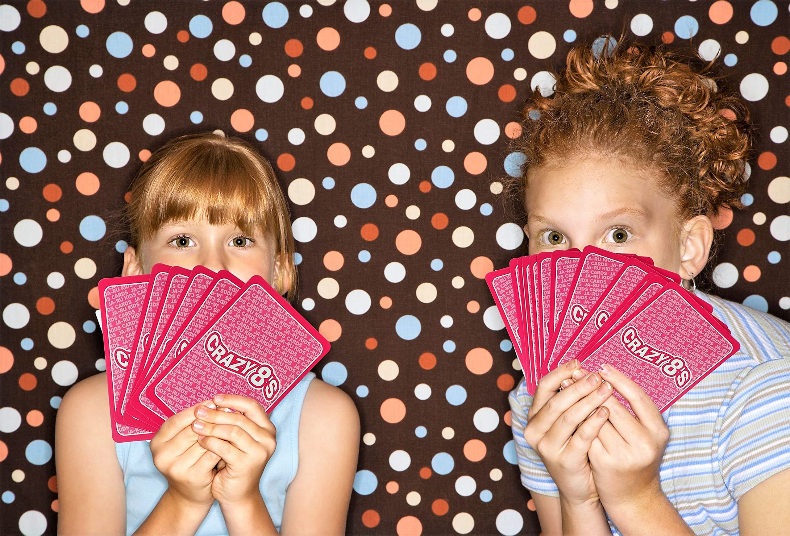 Amazon JA RU Kids Classic Card Games 24 Packs Assorted Includes Hearts Crazy 8 s Old Maid Card Game Go Fish Card Game For Kids 4 8 Years Old And Up Family Board Games 
