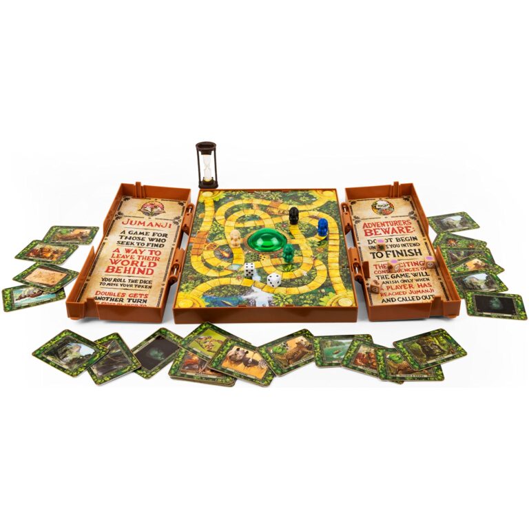 Amazon Jumanji Deluxe Game Immersive Electronic Version Of The Classic Adventure Movie Board Game With Lights And Sounds Family Game Night Game For Kids Adults Ages 8 And Up