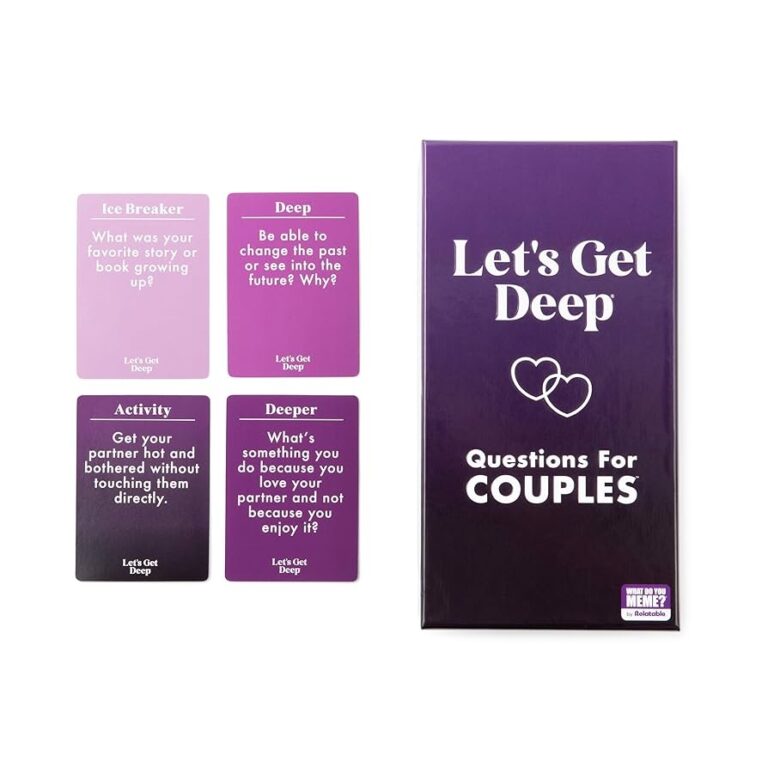 Amazon Let s Get Deep By Relatable A Question Card Game For Couples Great For Date Night Ideas Couples Gifts Wedding Gifts And Long Distance Relationship Gifts Includes 300 Cards To Build Up