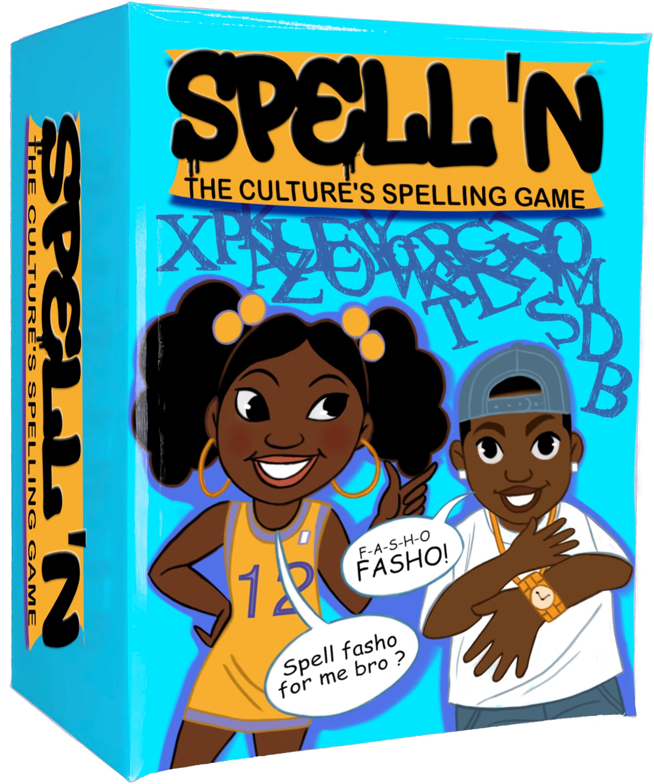 Amazon LewisRenee Spell n Slang Spelling And Trivia Game Family Friendly Fun Celebrating Urban Culture And It s A Black Thing Trivia Experience For Families Who Love Urban Culture Toys Games