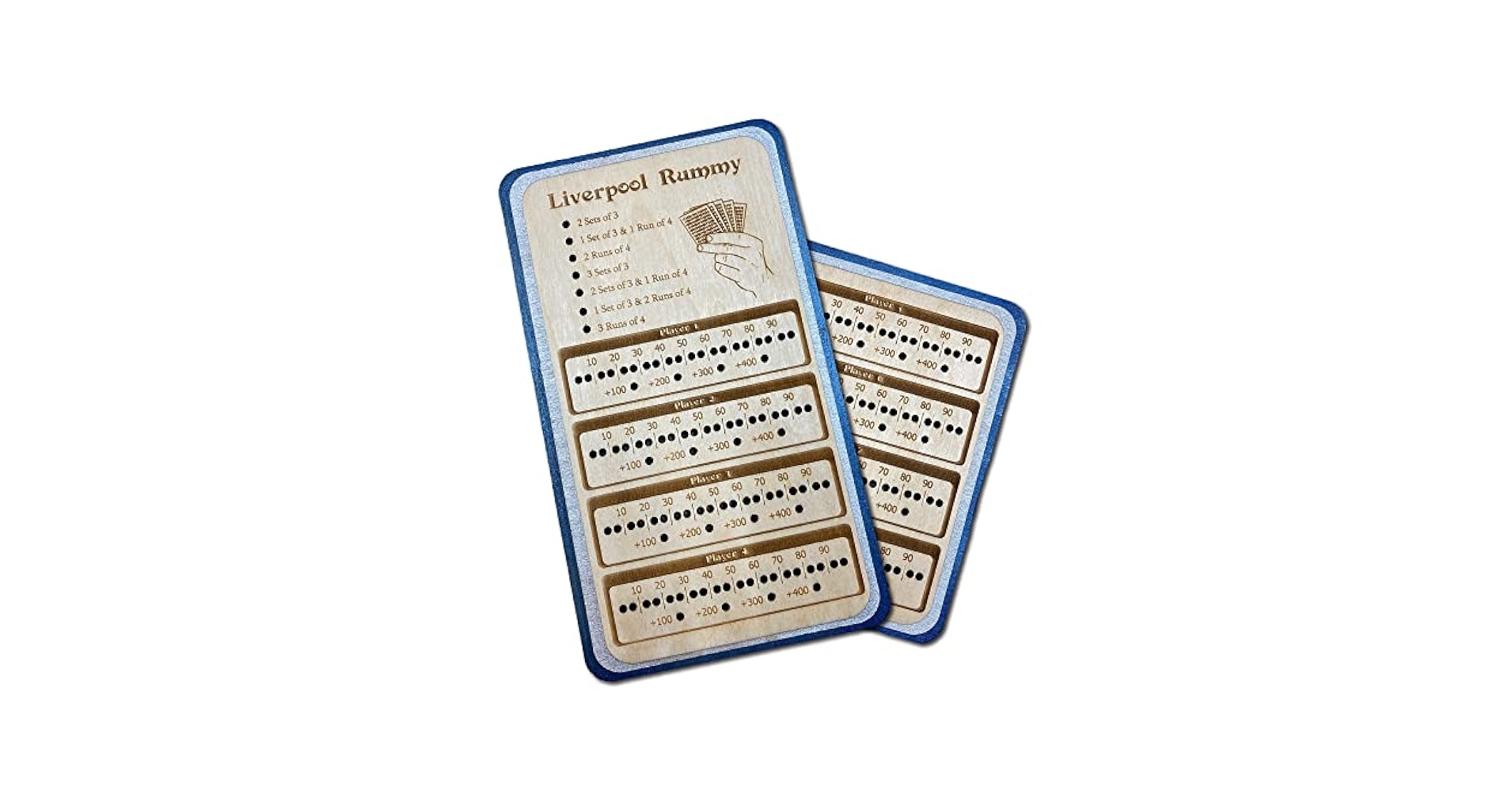 Amazon Liverpool Rummy Scorecard And Round Tracker Toys Games
