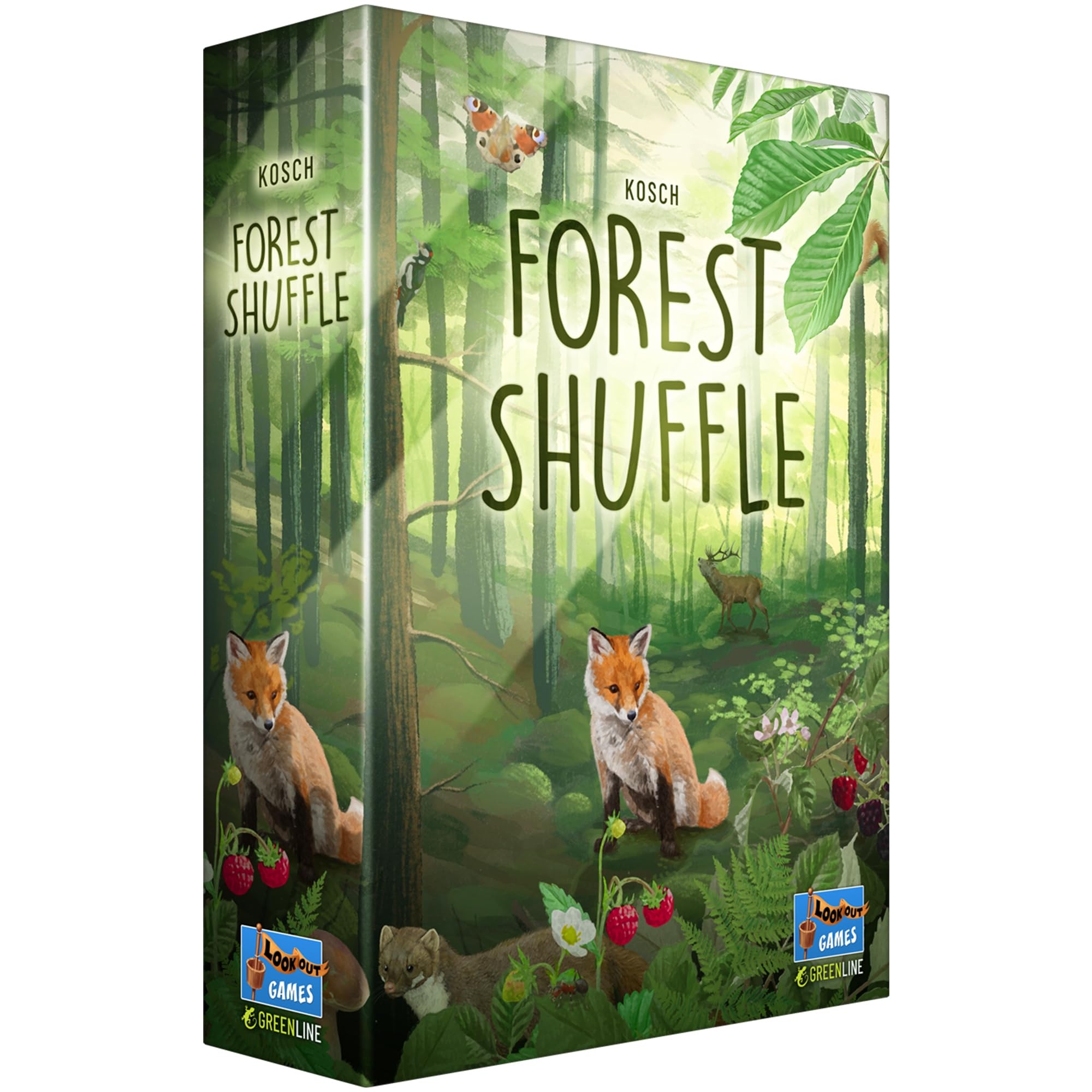 Amazon Lookout Games Forest Shuffle Card Game Create An Ecological Paradise Clever Strategy Game For Kids Adults Ages 10 2 5 Players 60 Min Playtime ECO Friendly Packaging Toys Games