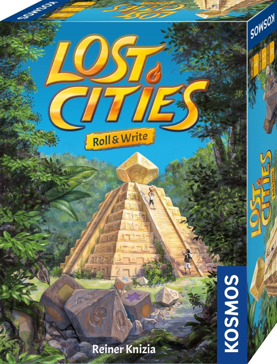 Amazon Lost Cities Roll Write A Family Friendly Game From Kosmos Games by Reiner Knizia For 2 To 5 Players Ages 8 And Up Knizia Reiner Toys Games