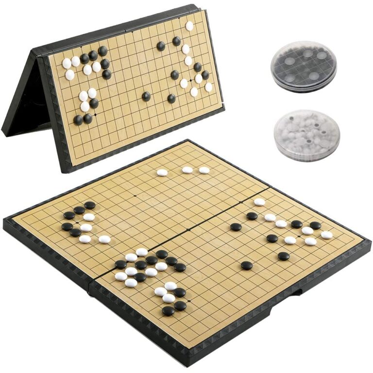 Amazon Luoyer 11 Inch Go Game Set Magnetic Folding Board Game Portable Traditional Chinese Weiqi Set With Magnetic Stones For Adults Travel Gomoku Toys Games