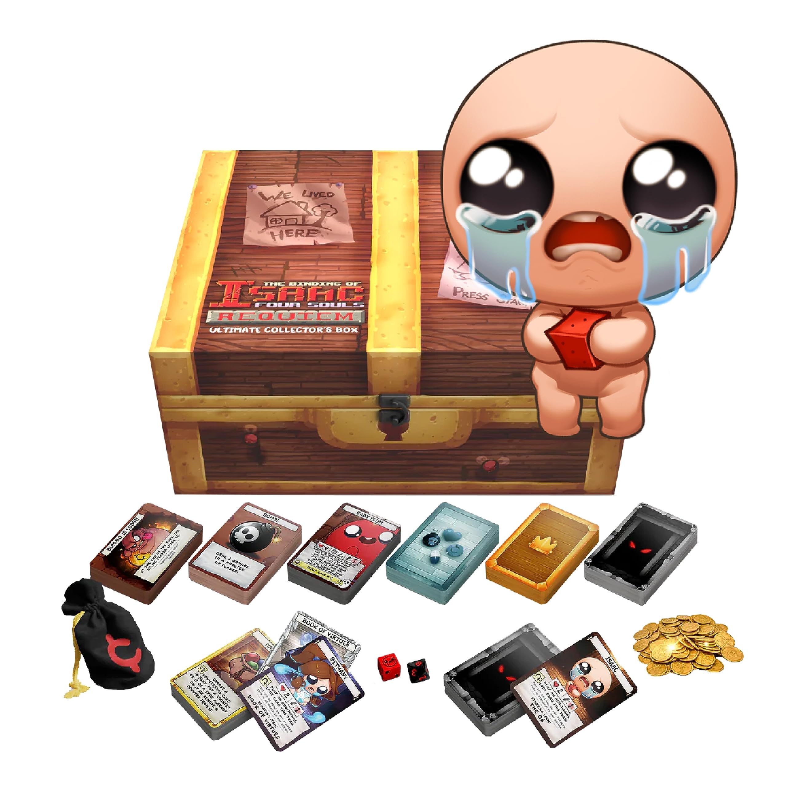 Amazon Maestro Media The Binding Of Isaac Four Souls Ultimate Collection Contains 2nd Ed Base Game Four Souls Requiem Expansions
