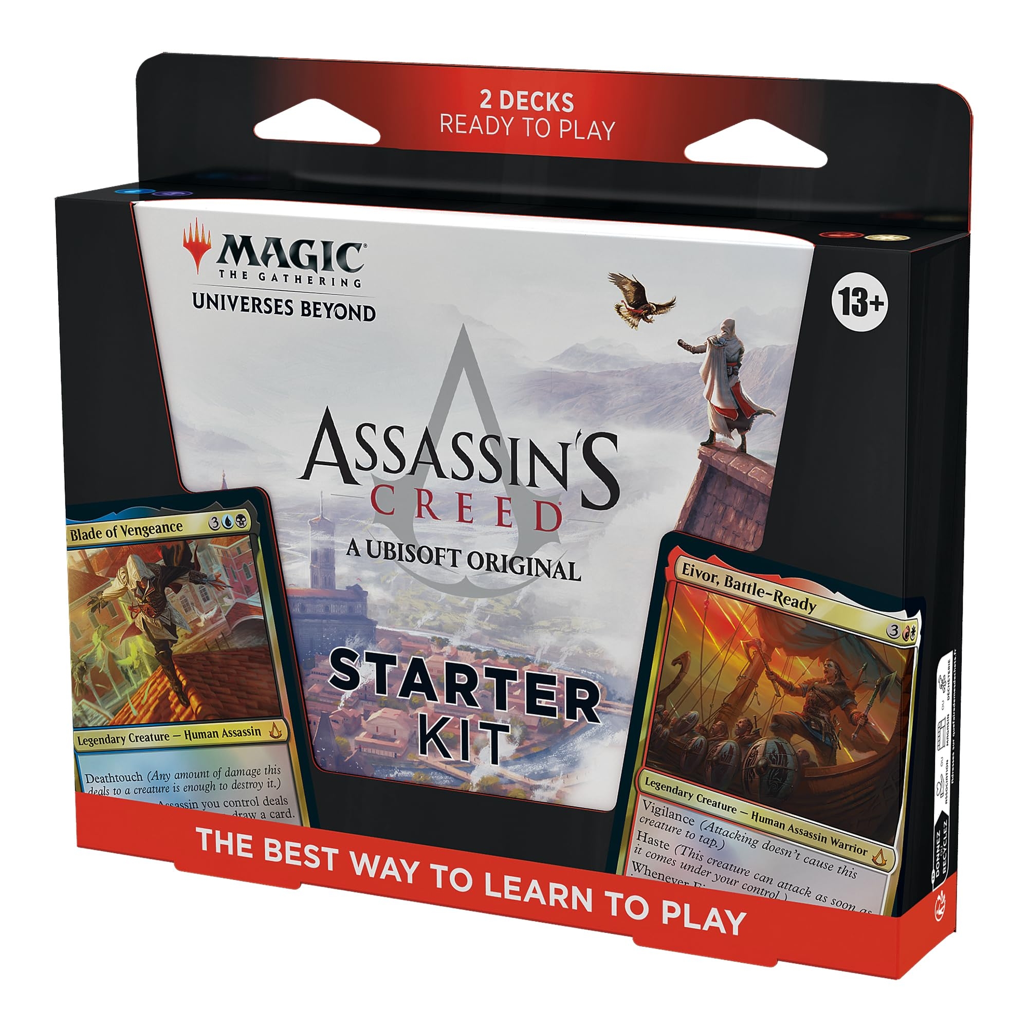 Amazon Magic The Gathering Assassin s Creed Starter Kit Learn To Play Magic With 2 Assassin s Creed Themed Decks 2 Player Collectible Card Game For Ages 13 Toys Games