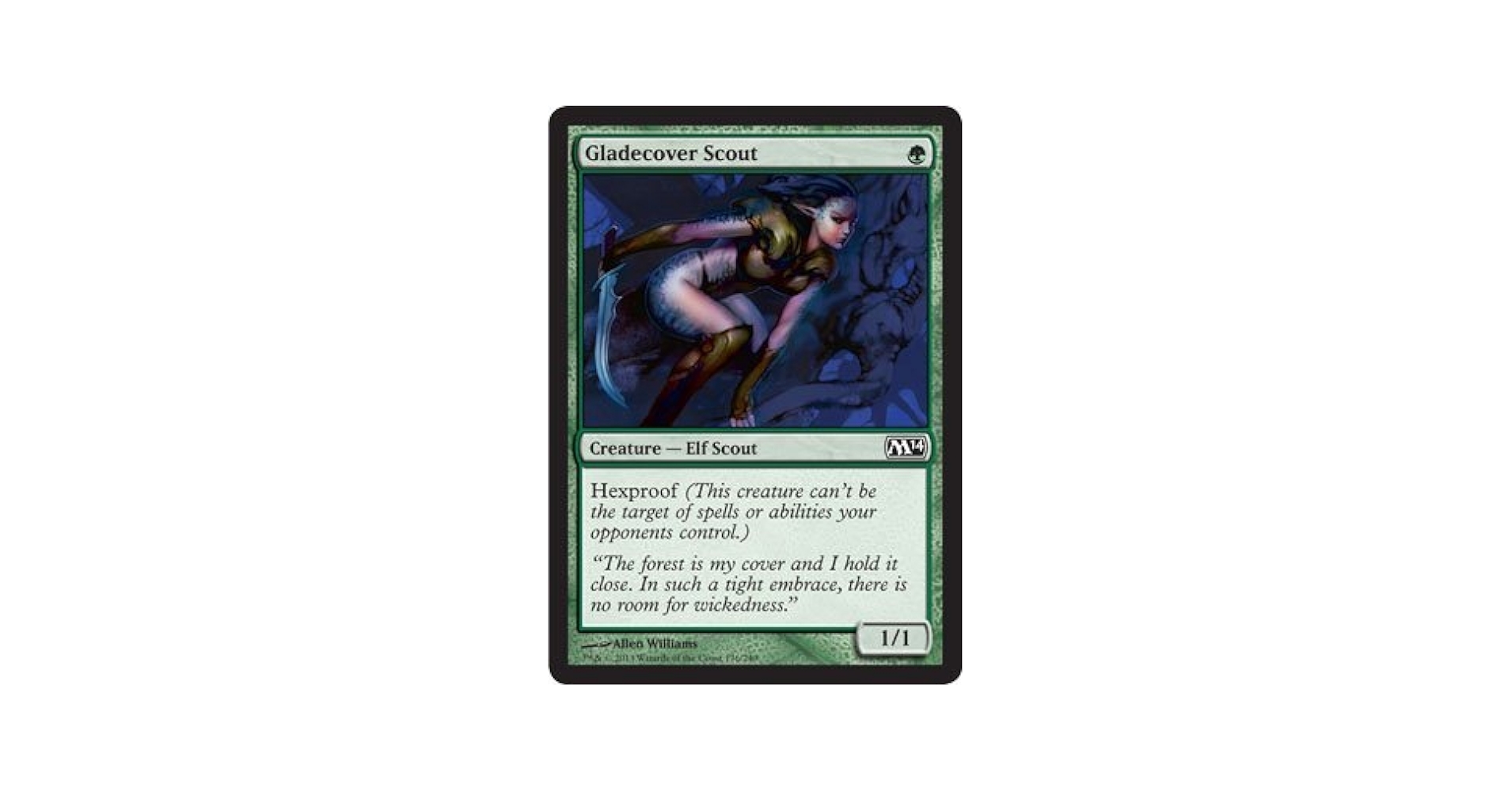Amazon Magic The Gathering Gladecover Scout 176 249 Magic 2014 Toys Games