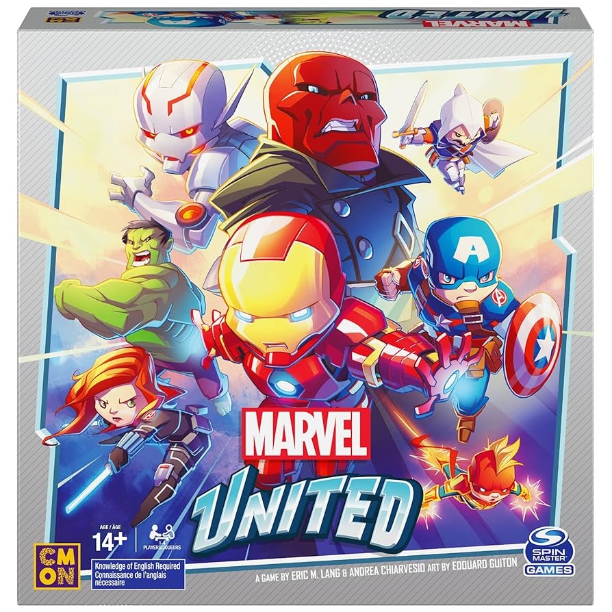 Amazon Marvel United Award Winning Superhero Cooperative Multiplayer Strategy Card Game Captain America Hulk For Adults Families And Kids Ages 14 And Up