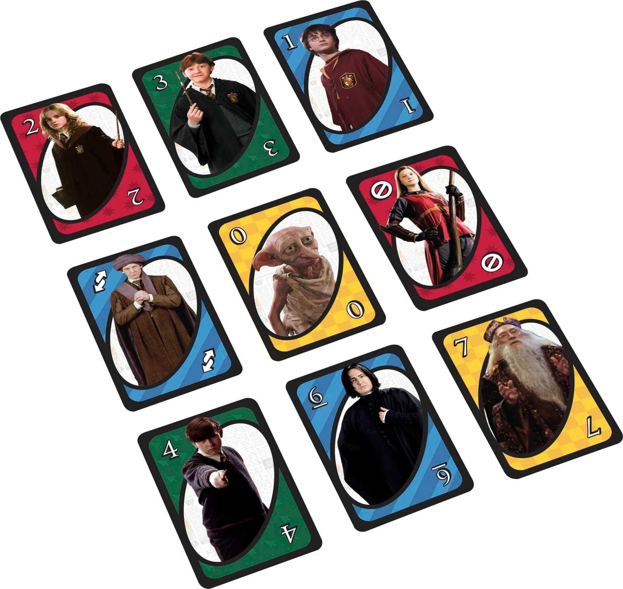 Amazon Mattel Games UNO Harry Potter Card Game In Storage Tin For Kids Adults Parties Collectible Deck Based On Popular Series For 2 To 10 Players Toys Games