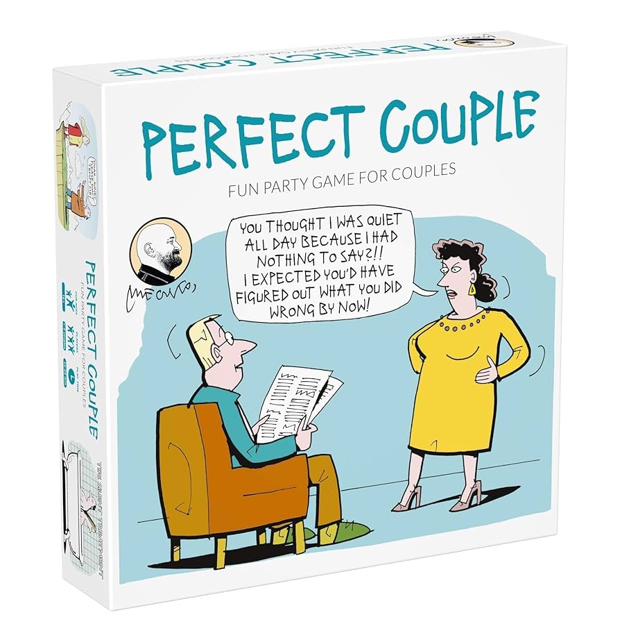 Amazon MDR Perfect Couple Board Game For Couples Party Games For Adults The Perfect Fun Cards Game Date Night Table Card Games Travel Great Valentines Anniversary Wedding Gift For Couples 