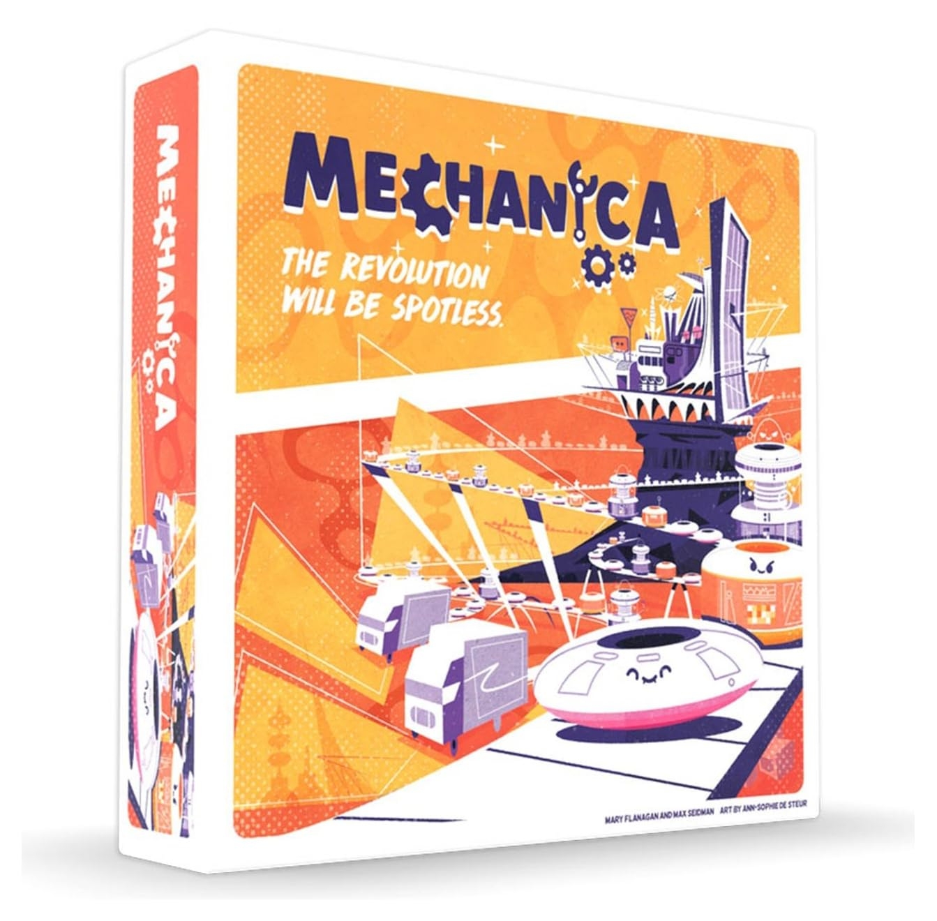 Amazon Mechanica By Resonym Board Game Engine Building Game Build The Best Cheeky Robot Factory Ages 10 Toys Games