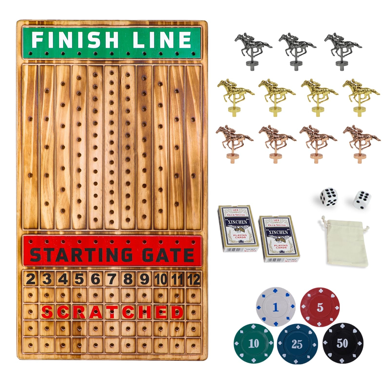 horse race card game
