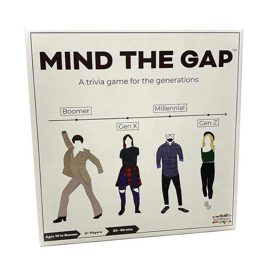 Amazon Mind The Gap Just The Questions Expansion Pack With 1000 New Questions For All Generations 50 New Challenge Cards Toys Games