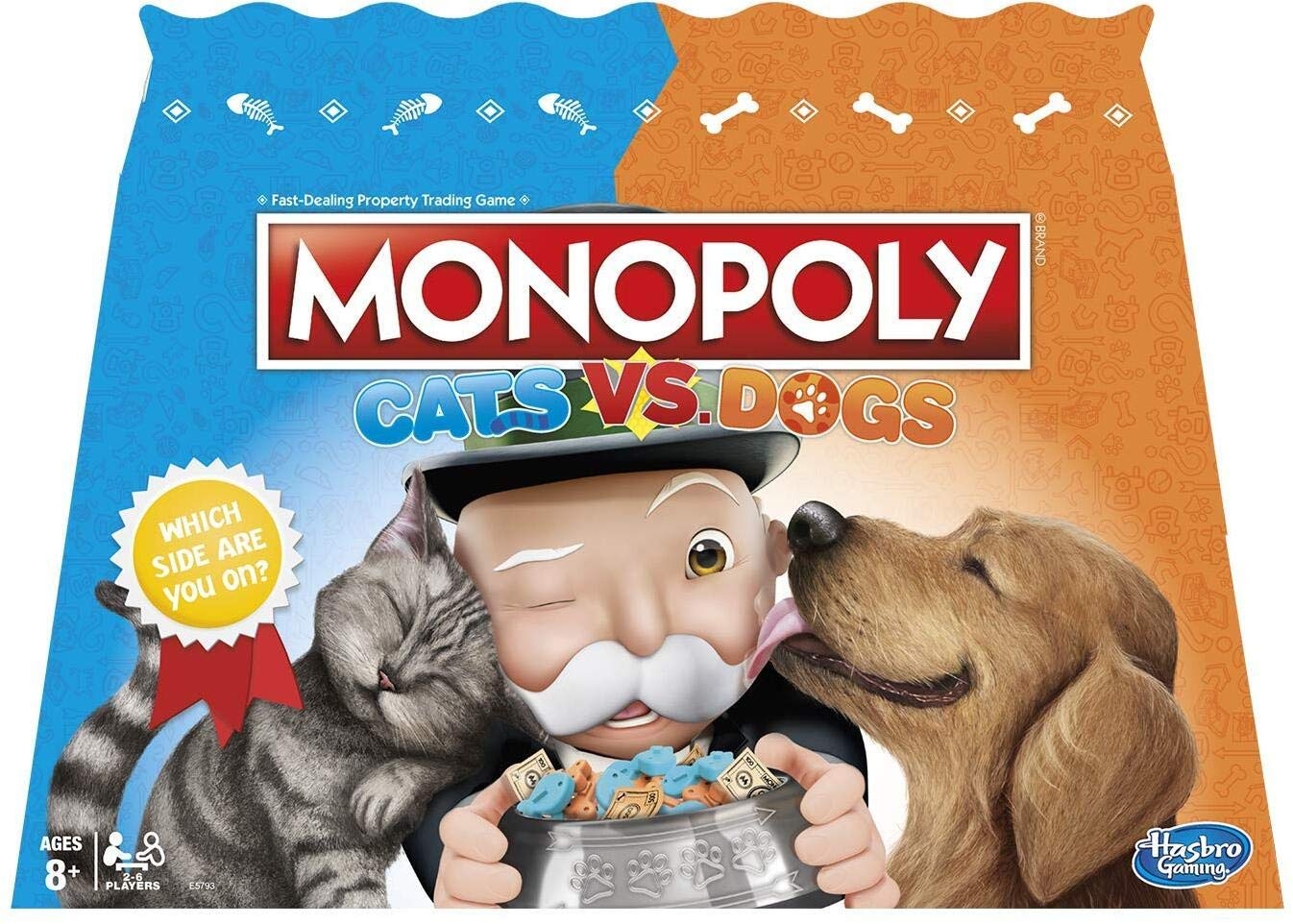 Amazon Monopoly Cats Vs Dogs Board Game For Kids Ages 8 And Up Toys Games