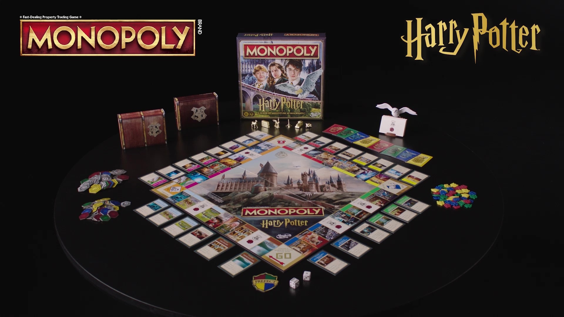Amazon Monopoly Harry Potter Edition Board Game A Magical Adventure At Hogwarts Ages 8 And Up 2 To 6 Players Family Games Gifts For Kids And Adults Toys Games