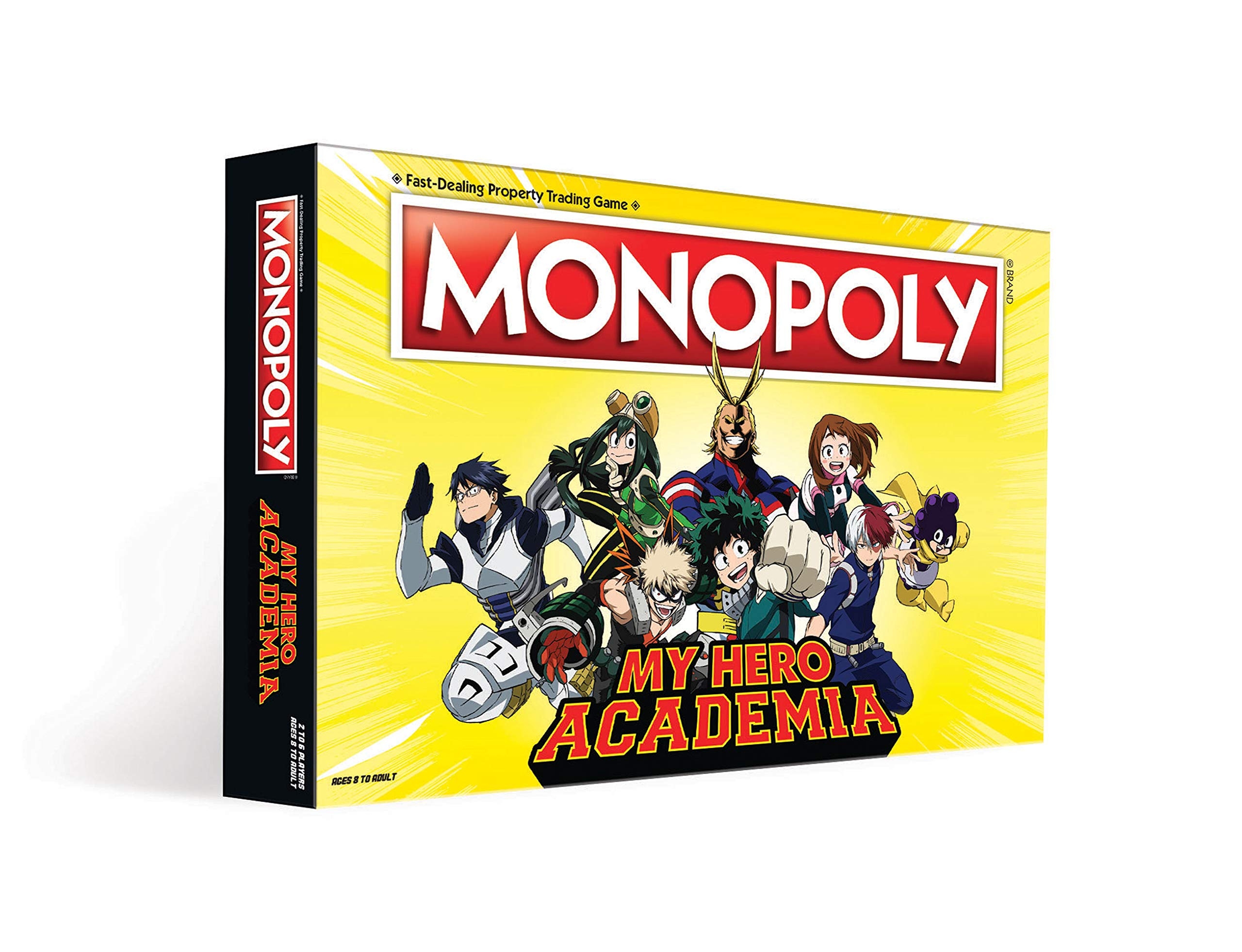 Amazon Monopoly My Hero Academia Board Game Buy Sell Trade Fan Favorite Heroes From The Popular Anime Show Classic Monopoly Game Officially Licensed My Hero Academia Merchandise Toys Games