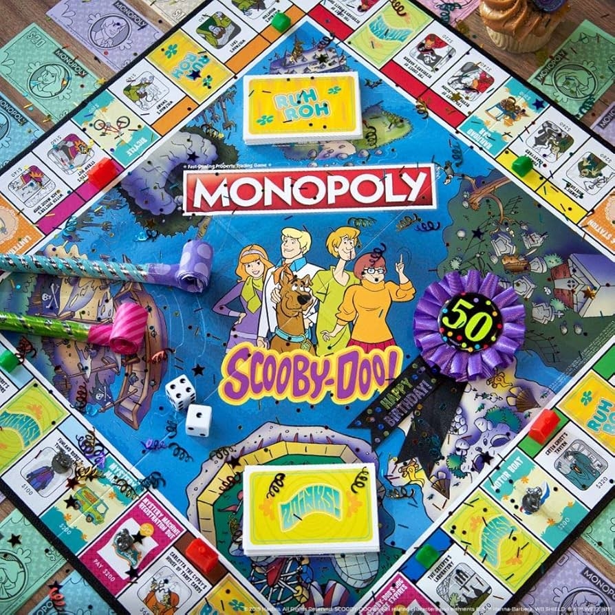 scooby doo monopoly board game