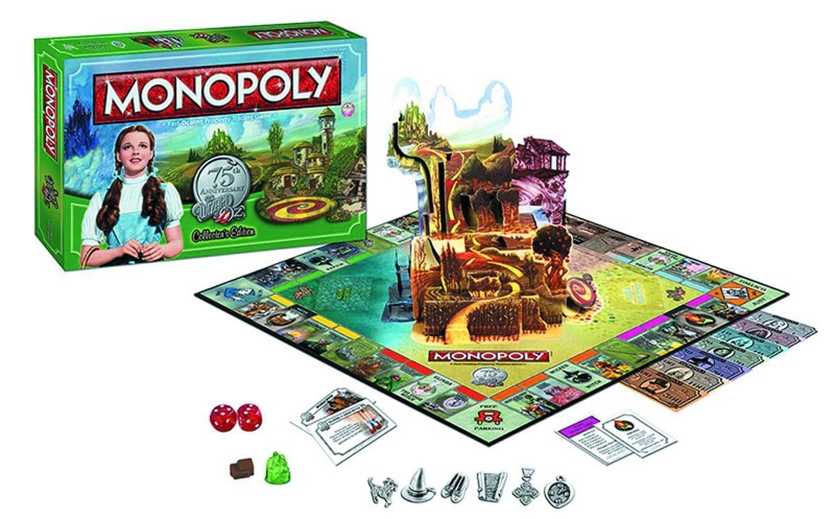 Amazon Monopoly The Wizard Of Oz Board Game 75th Anniversary Collector s Edition Toys Games