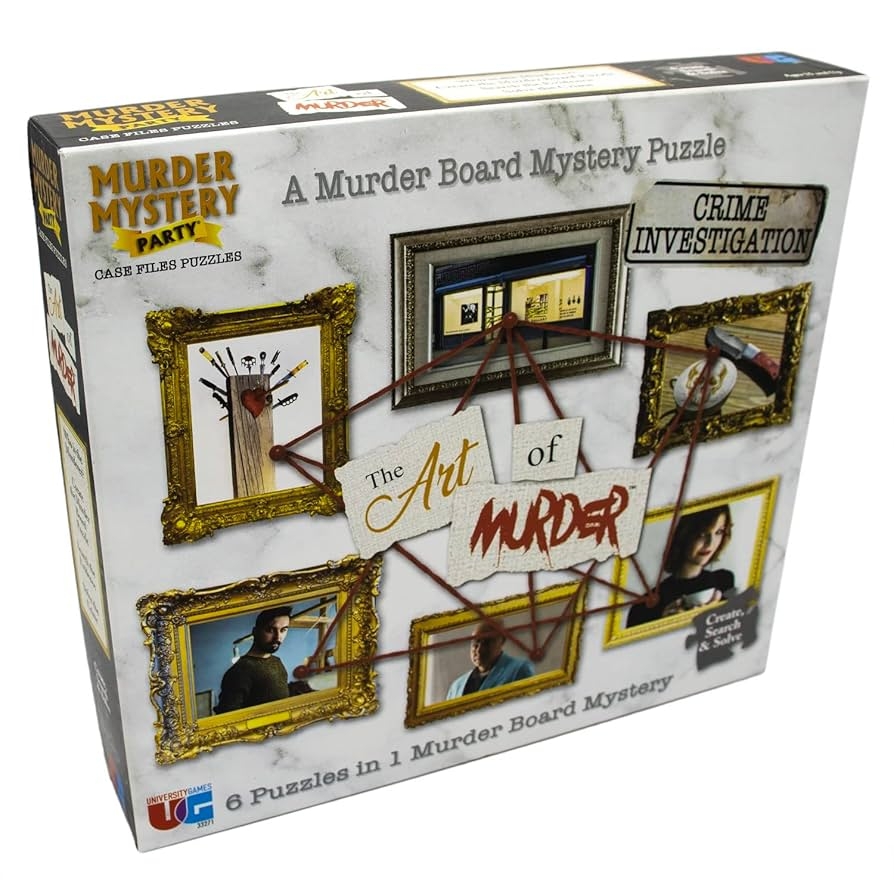 Amazon Murder Mystery Party Case File Puzzle The Art Of Murder For Ages 14 Toys Games