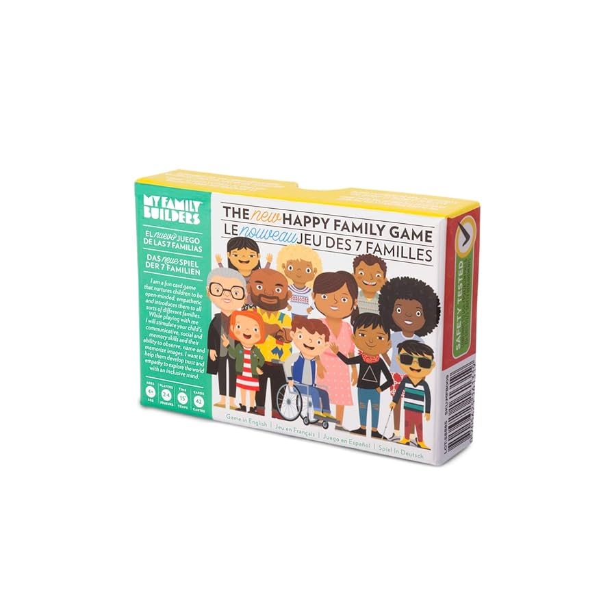 Amazon My Family Builders Happy Family Card Game Cards For Kids Promoting Inclusion Diversity Empathy Educational Portable Ages 4 Toys Games