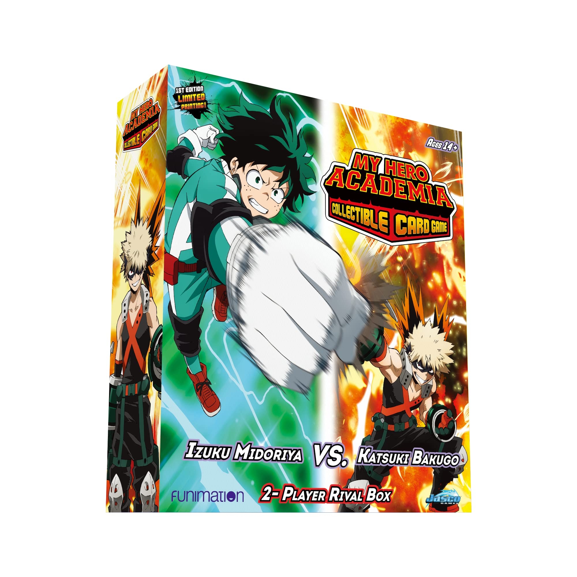 Amazon My Hero Academia Collectible Card Game Izuku Midoriya Vs Katsuki Two Player Rival Decks Trading Card Game For Adults And Teens Ages 14 2 Players Avg Playtime