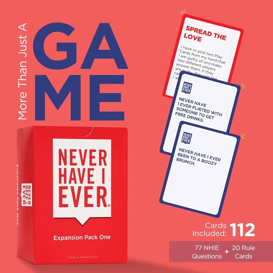 Amazon Never Have I Ever Card Game Expansion Pack One The Ultimate Adult Party Game Starter Pack Spice Up Your Next Game Night Pregame Or Icebreaker Includes Wild And Hilarious Prompts 