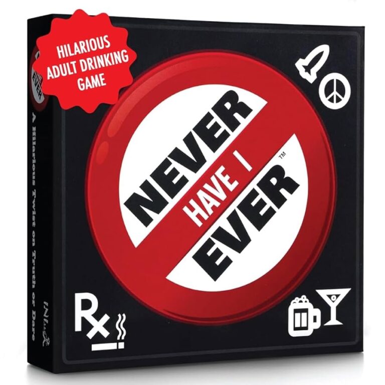 Amazon Never Have I Ever Drinking Edition Board Game For Adults Fun Game Night Party Drinking Games For Adults For 2 Players Ages 17 Toys Games