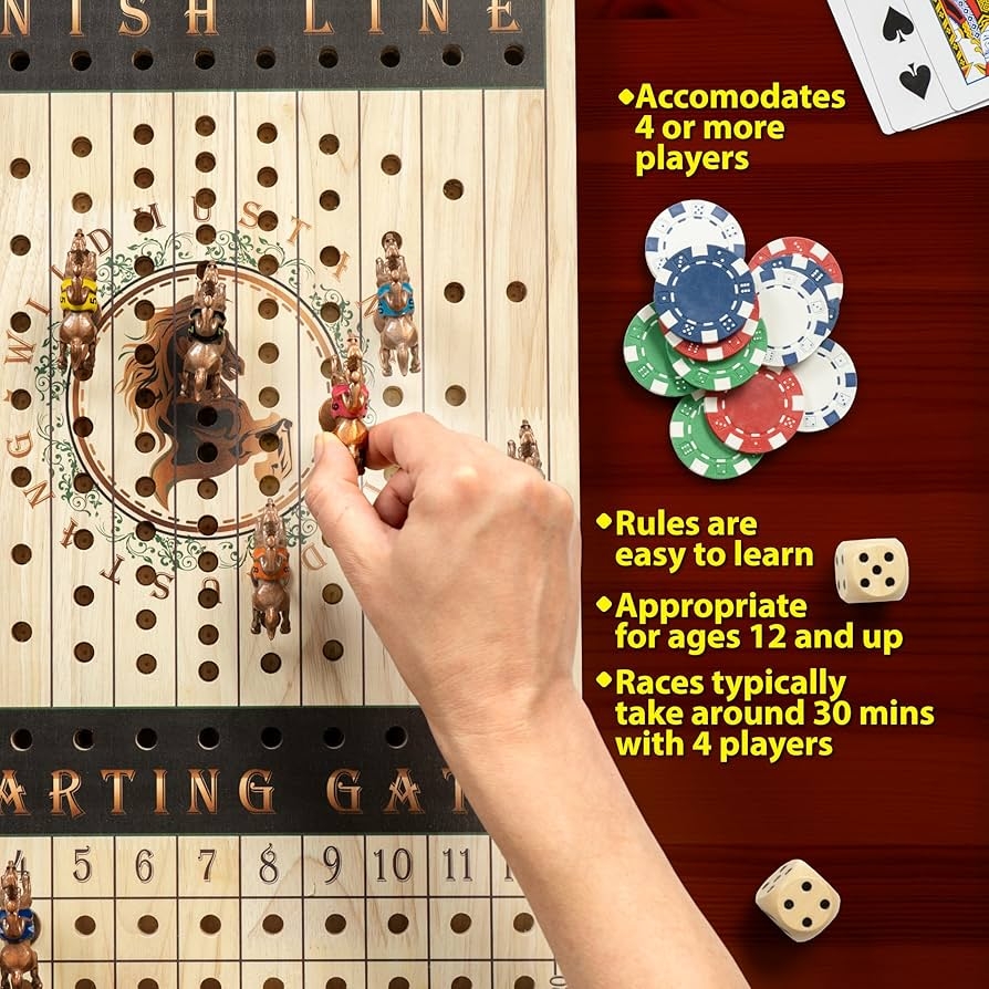 horse racing board game rules