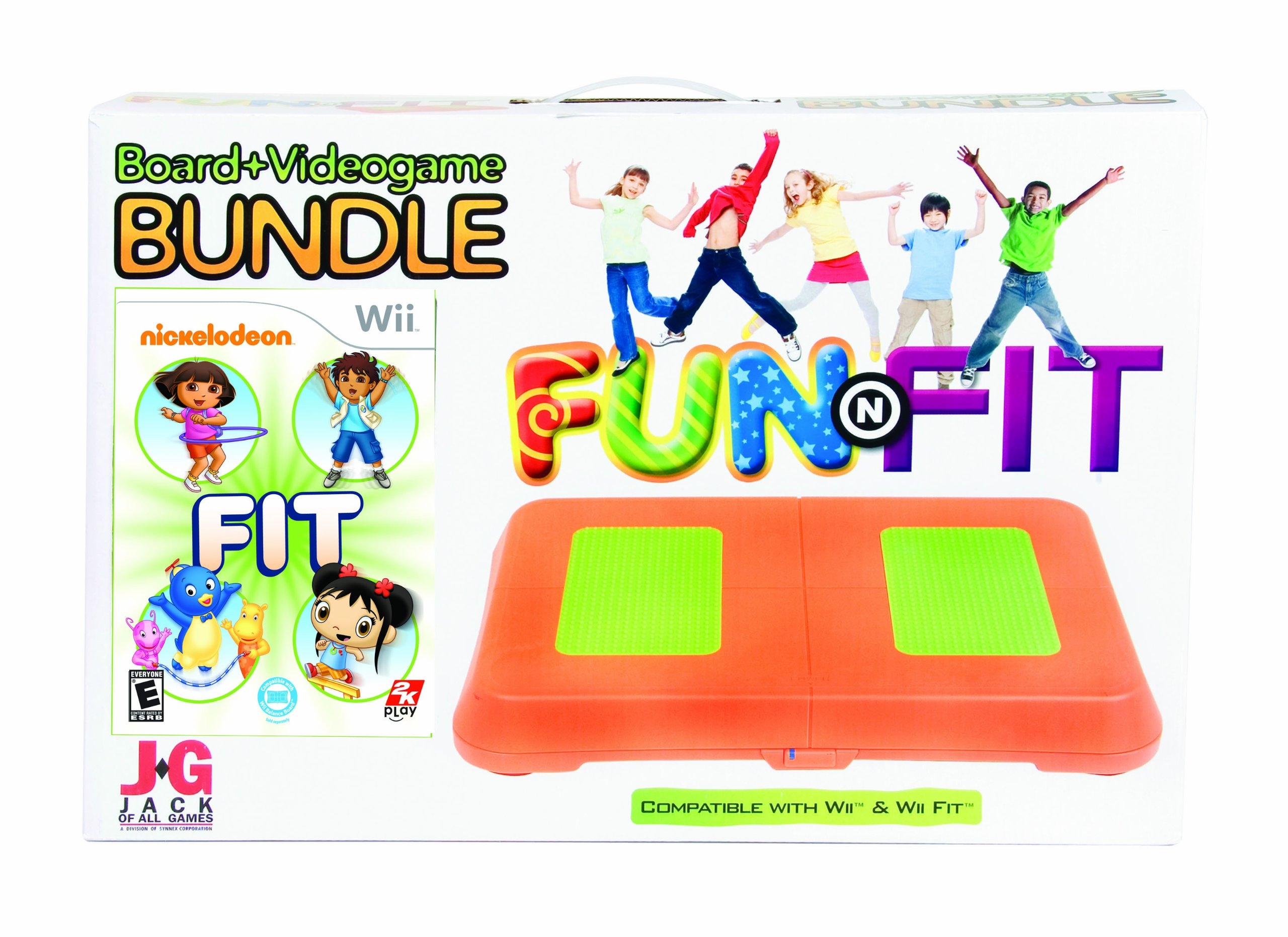 Amazon Nickelodeon Fit Board And Video Game Bundle Toys Games