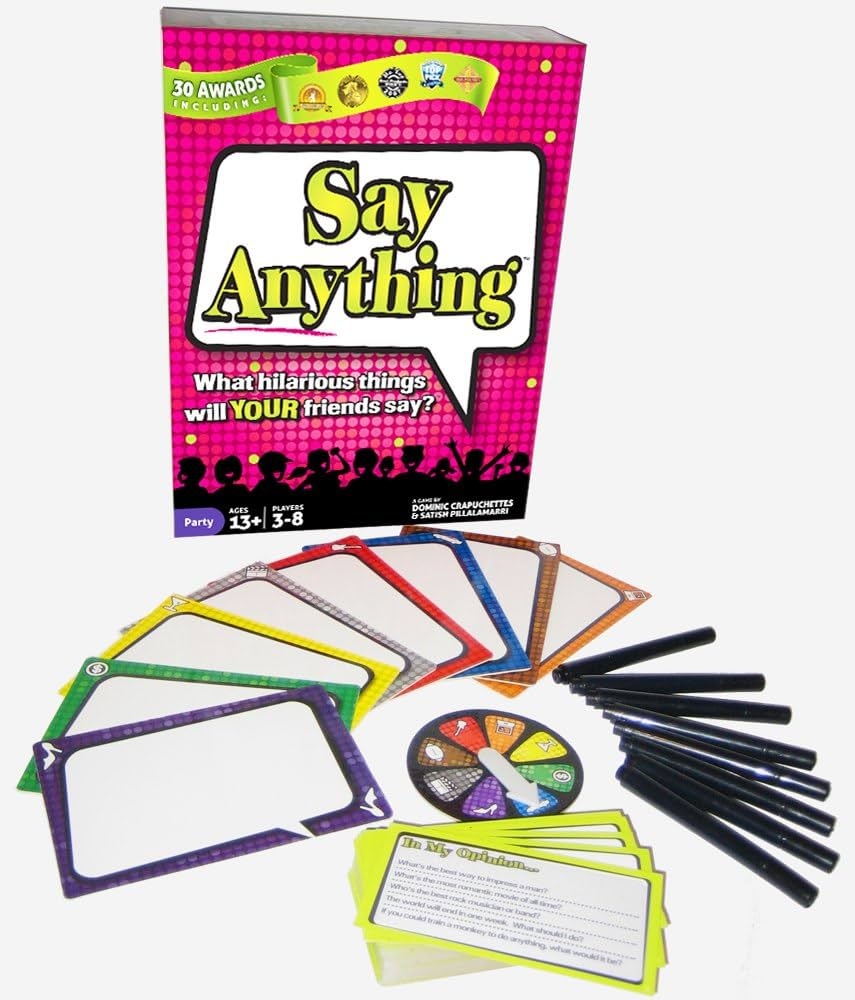 Amazon North Star Games Say Anything Party Game Card Game With Fun Get To Know Questions Colleen Coadic Toys Games