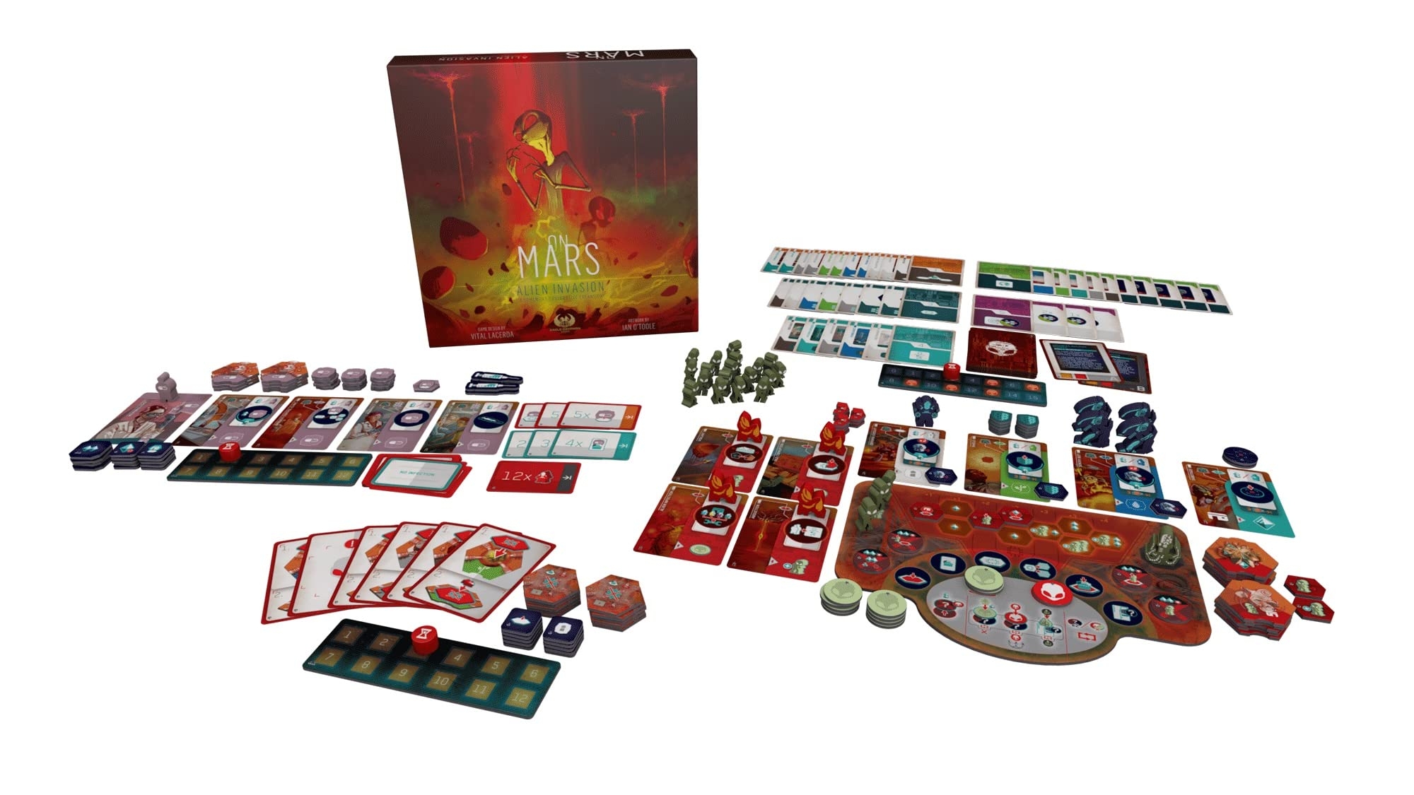 Amazon On Mars Alien Invasion Board Game Expansion Toys Games