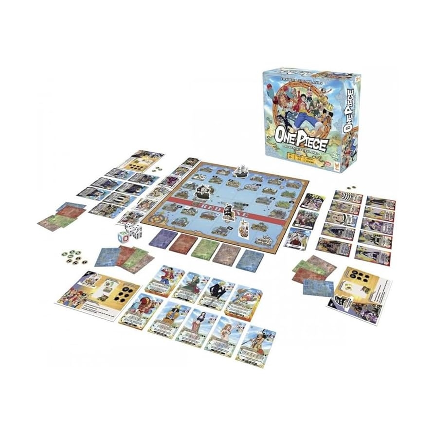 Amazon One Piece Adventure Island Board Game From TOPI Games Assemble Your Pirate Crew And Sail The High Seas With Luffy And The Strawhats 2 8 Players 30 45 Min Ages 8 Toys Games