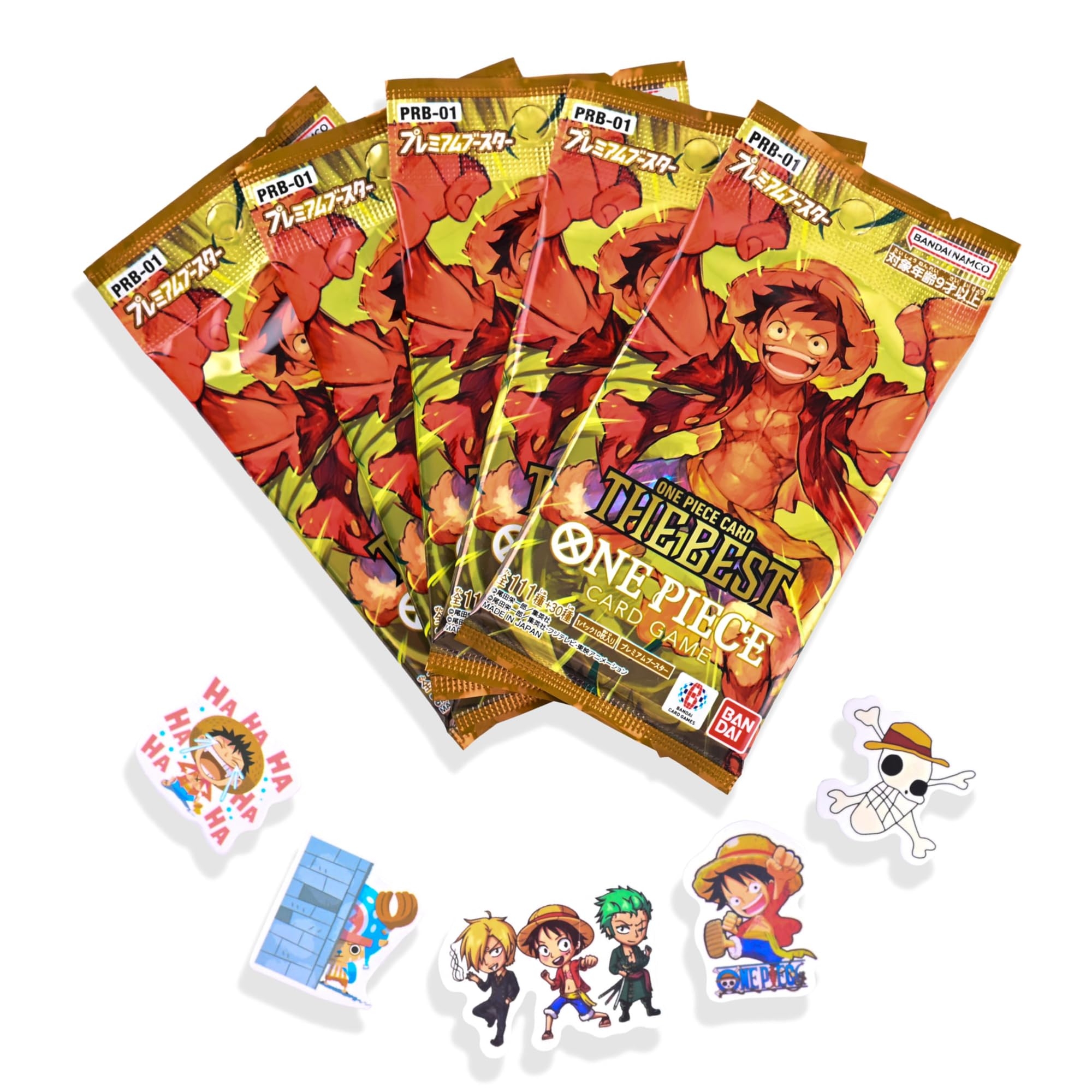 Amazon One Piece Card Game Premium Booster The Best Set PRB 01 5pack Set X 10sheets 50 Sheets Enhance Your Deck With Collectible Rare Cards Ideal For Card Games Enthusiasts