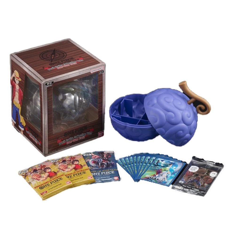 Amazon One Piece Trading Card Game Devil Fruits Collection Volume 1 DF 01 3 Booster Packs DON Card DON Sleeves Toys Games