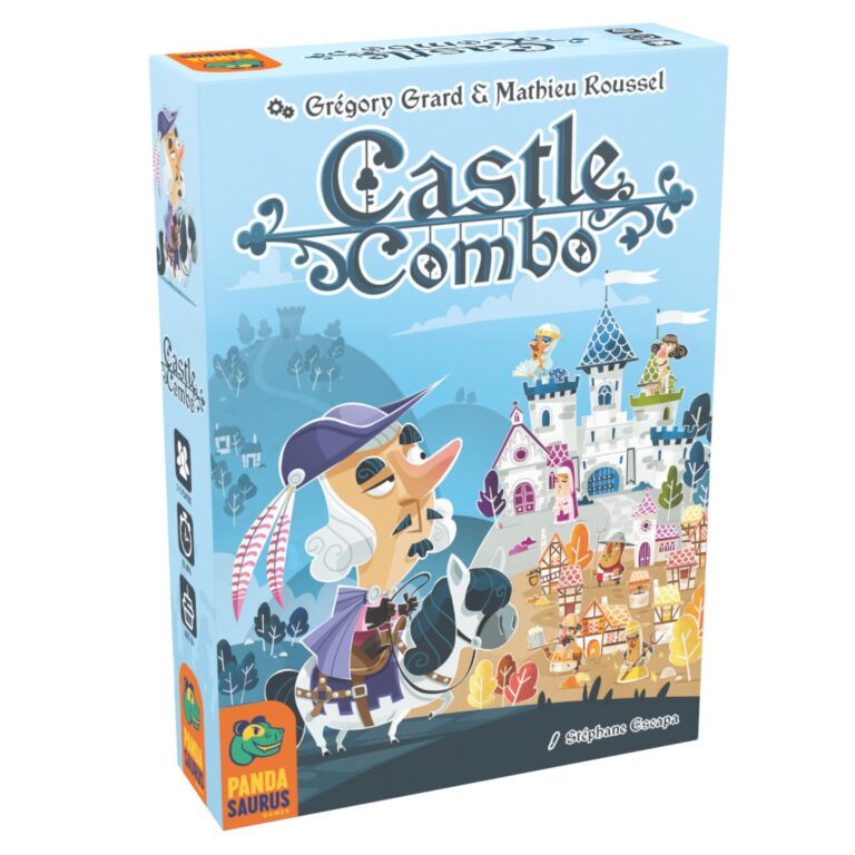 Amazon Pandasaurus Games Castle Combo Card Game Maximize Combos In This Card Placement Strategy Game Quick Competitive Family Game For Kids Adults Ages 10 2 5 Players Playtime Made Toys Games