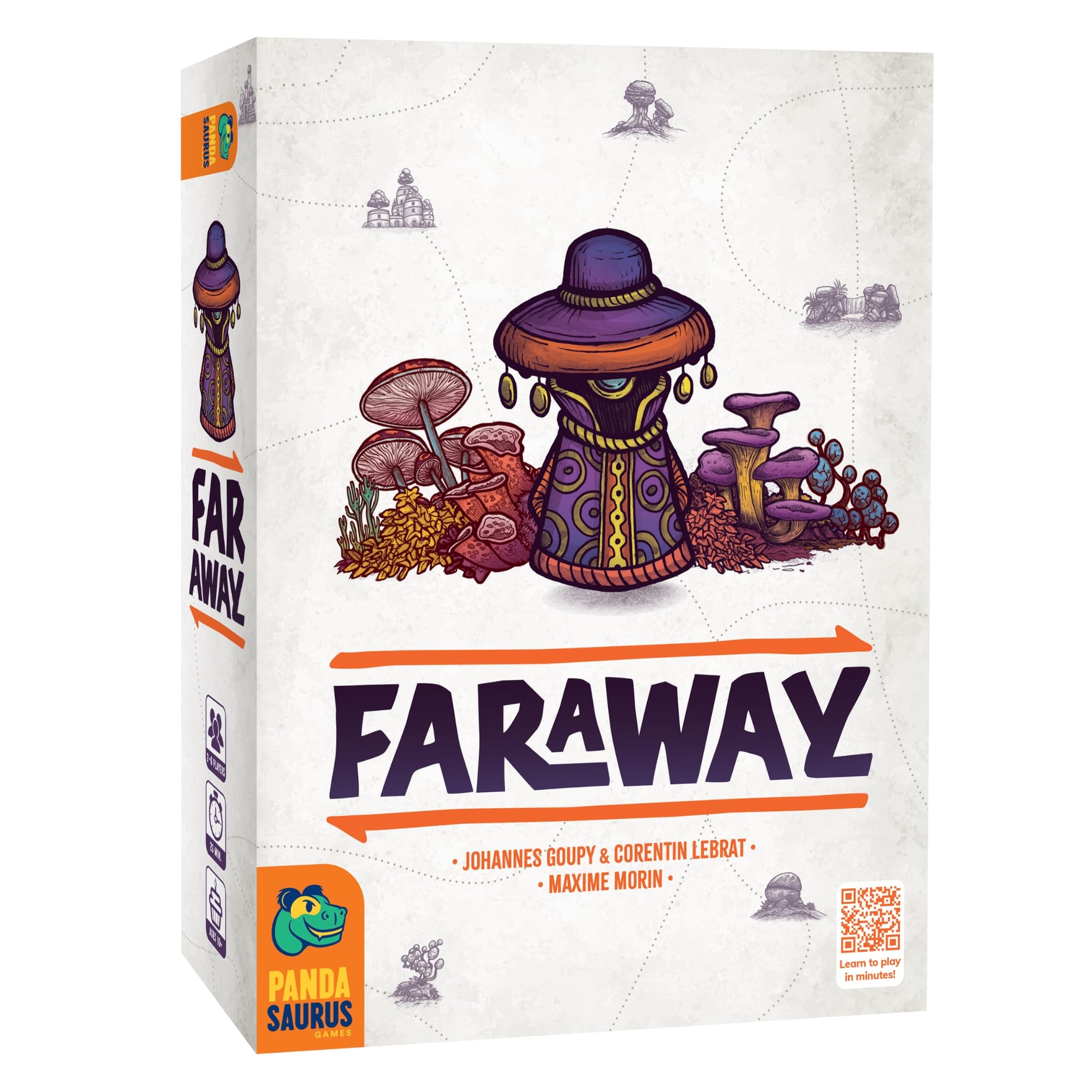 Amazon Pandasaurus Games Faraway Card Game Explore Mysterious Alula Strategic Region Building With Engaging Gameplay For Adventurers Ages 10 2 6 Players 15 30 Min Playtime Toys Games