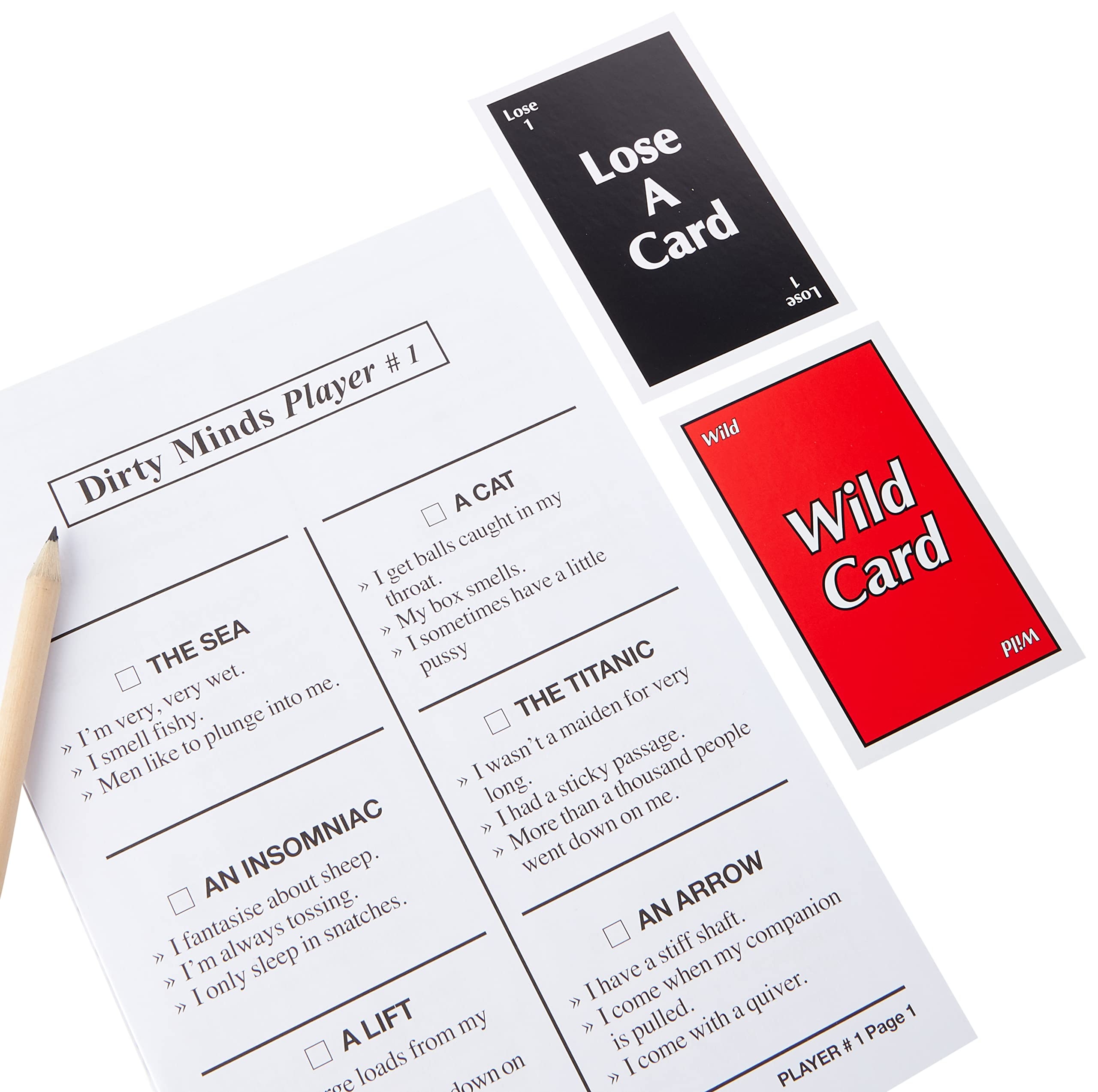 Amazon Paul Lamond Games Dirty Minds The Game Of Naughty Clues White 23 39 X 20 8 X 7 59 Cm 439 98 Grams