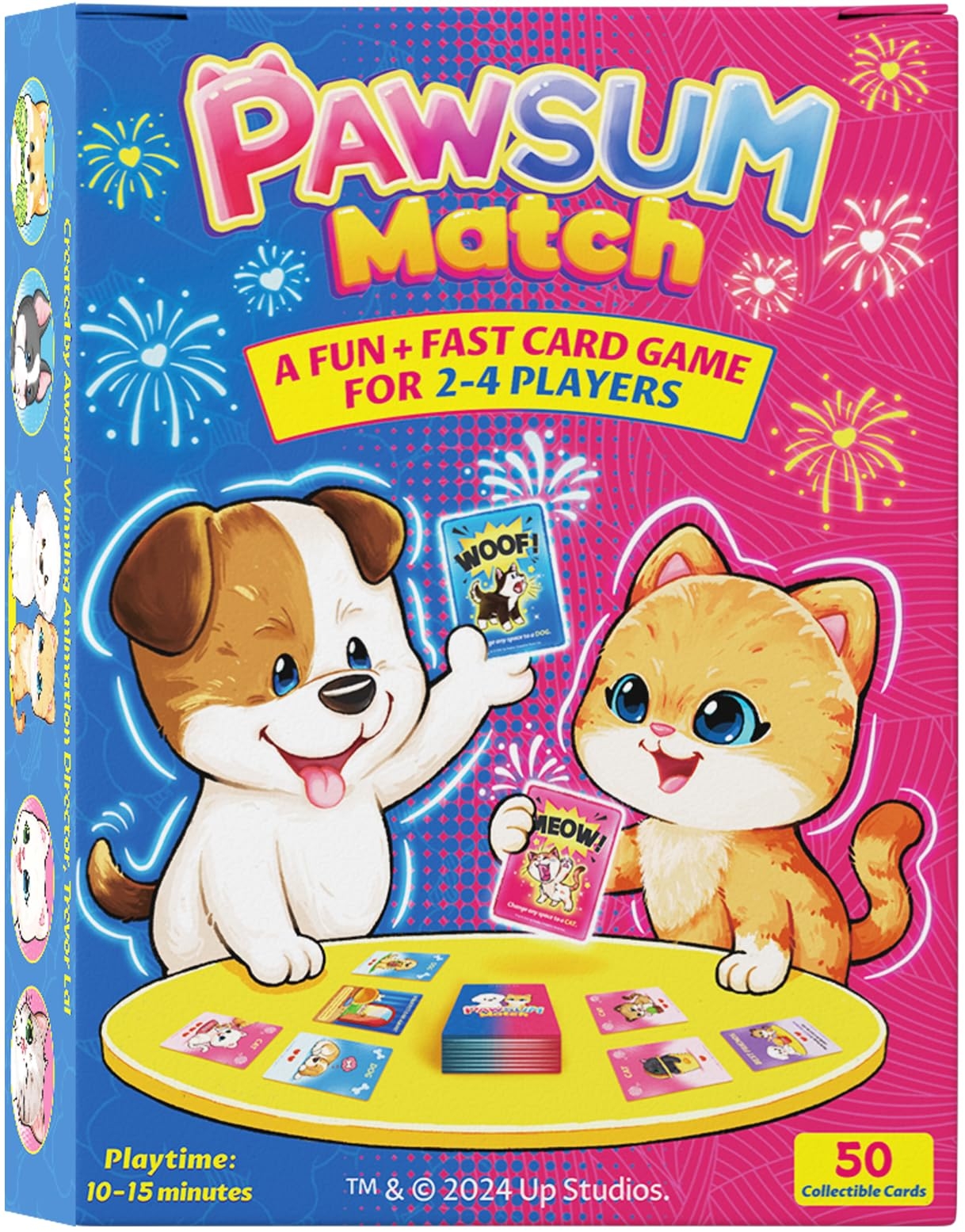 Amazon PAWSUM Match Dogs And Cats Card Game For 2 4 People To Play Quickly Games For Children Adults And Families For Ages 5 And Up Toys Games