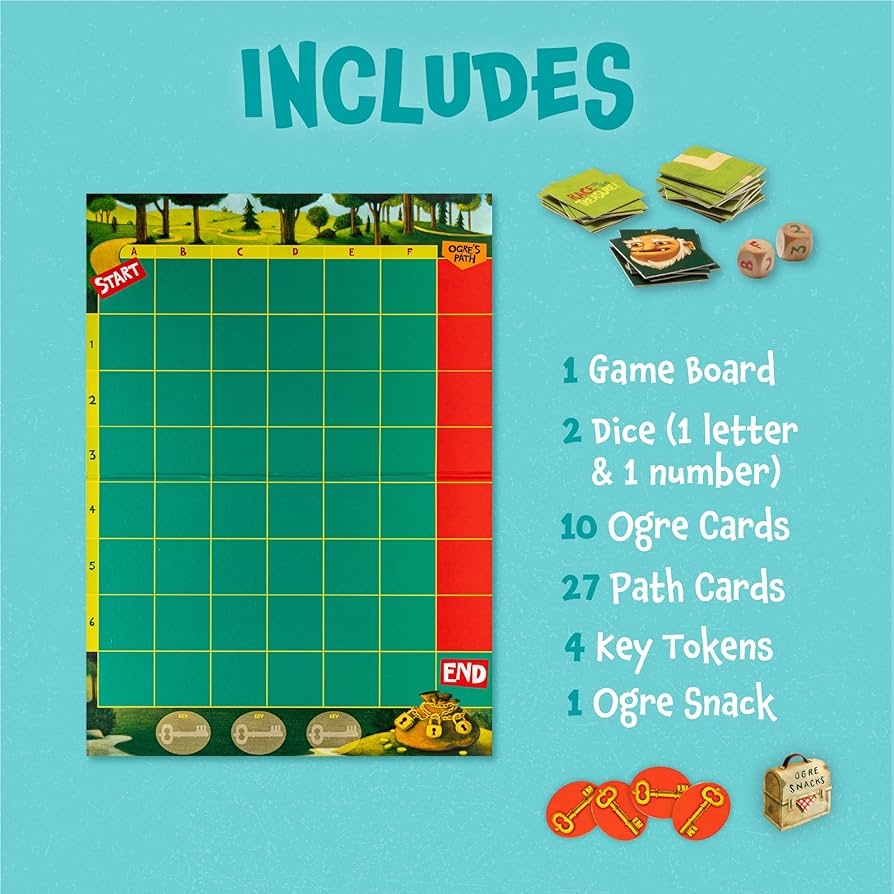 Amazon Peaceable Kingdom Race To The Treasure Cooperative Path Building Game For 2 To 4 Kids Ages 5 Peaceable Kingdom Toys Games