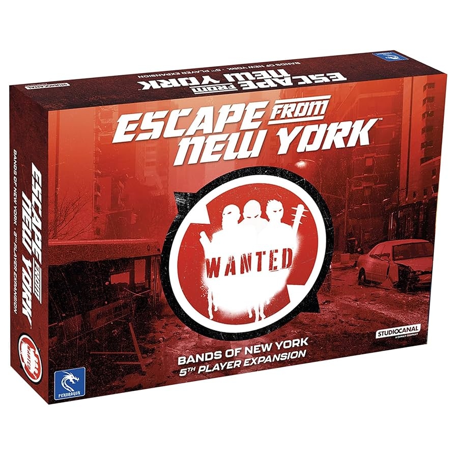 Amazon Pendragon Studios Escape From New York Bands Of New York 5th Player Expansion Hero Strategy Board Game Baed On The Movie Ages 14 2 5 Players 60 Min Toys Games