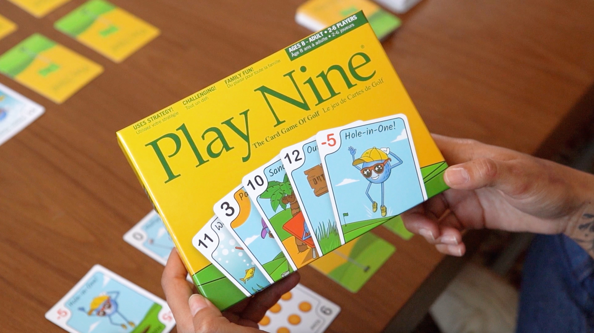 Amazon Play Nine The Card Game Of Golf Toys Games