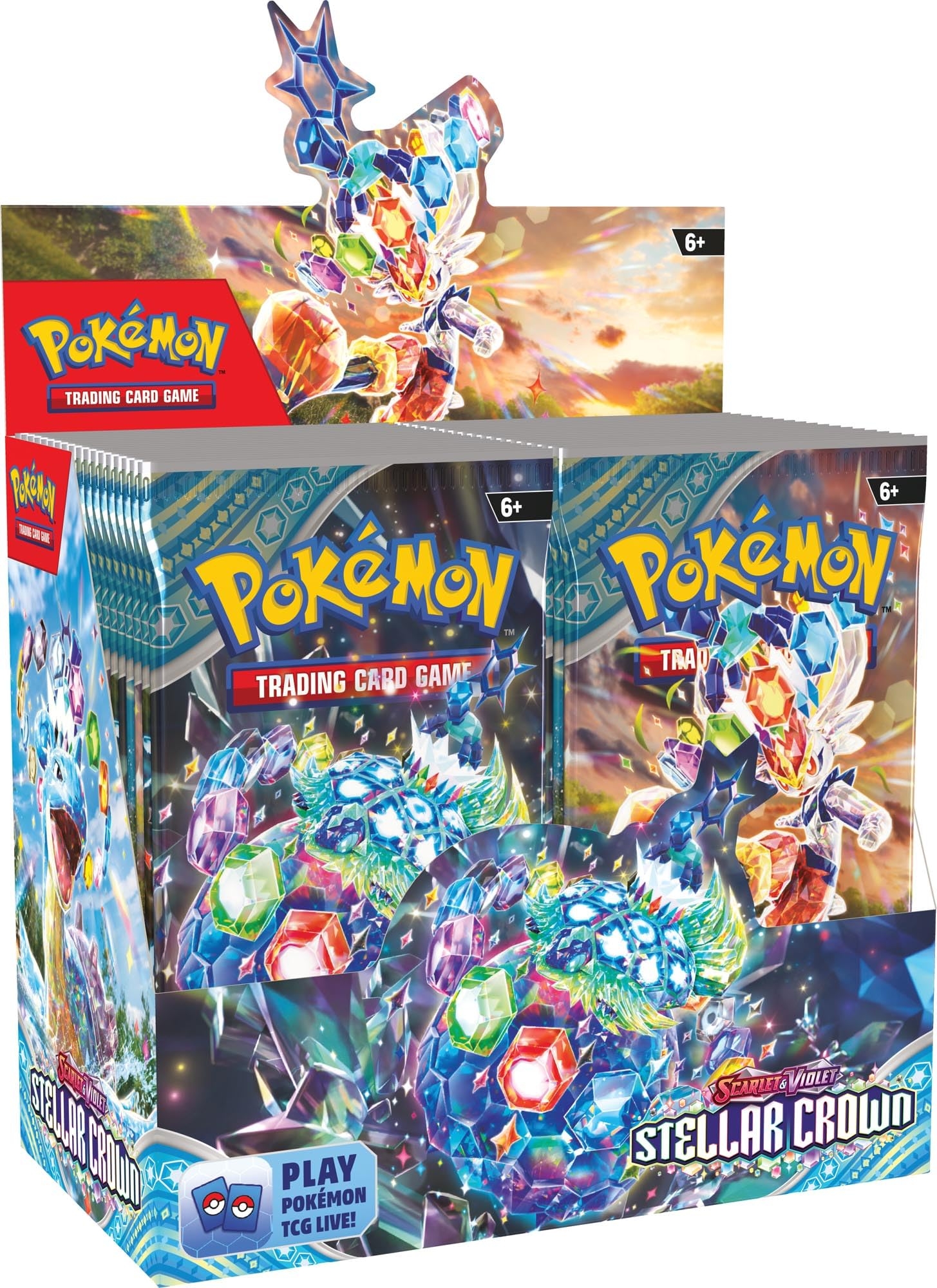 Amazon POKEMON TCG Scarlet Violet Stellar Crown Booster Box Toys Games